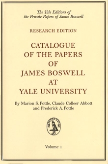 Catalogue of the Papers of James Boswell at Yale University