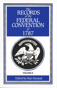 Records of the Federal Convention of 1787